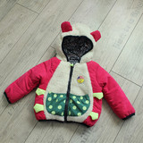 2015冬装外贸原单男童女童青蛙可爱羊羔绒棉衣宝宝卡通外套