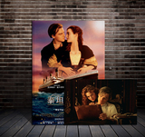泰坦尼克号电影海报无框画客厅装饰画酒吧餐厅挂画卧室电影院壁画