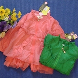 三件包邮2014贝蕾地女童外套春秋童装纯色韩版儿童开衫蕾丝短风衣