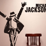 家装特价墙贴纸 永远的迈克杰克逊 玻璃贴纸艺术房间装饰墙壁贴画