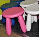 南京宜家代购玛莫特儿童凳子学习凳圆凳桌子椅子塑料凳小板凳上海