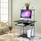 简易台式电脑桌笔记本置地家用简约可移动床边书桌卧室组合桌子