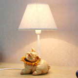 创意树脂小猪台灯卡通可爱儿童房台灯动物卧室床头台灯可调光度