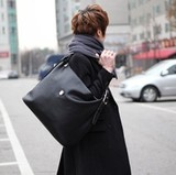 韩国代购时尚起义zinif男包皮质单肩背包挎包 现货销售