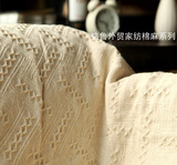 外贸原单沙发毯子 出口毯 亚麻盖毯 沙发巾 纯棉线毯子 素色 格子