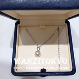 日本代购正品 MIKIMOTO御木本 纯银珍珠项链 经典款 日本直送包邮