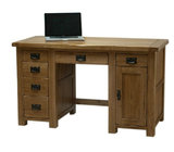 特价欧式橡木实木家具成人办公桌整装现代简约写字台电脑桌不包邮
