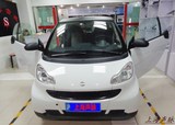 上海声脉奔驰smart斯玛特汽车K牌音响改装双低音-隔音-音响-导航