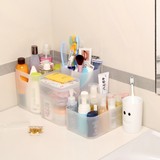 2件包邮 自由组合桌面化妆品收纳盒 可叠加塑料浴室护肤品整理