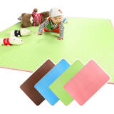 冬季孩子地毯防水垫子宝宝爬行毯加厚1CM儿童游戏垫地铺韩国波点