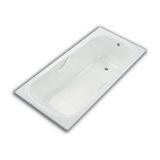 美标 绝对正品 钢板搪瓷浴 1.5M无裙浴缸带扶手 CT-1555.012