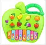 婴儿0-3-6-5-7-8-11-9-10-12六个月岁宝宝玩具博尔乐苹果电子琴