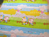 夏季最爱机织纯棉印花老粗布四季棉细帆布儿童动物卡通单双人床单