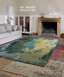 联邦宝达地毯 正品埃及进口客厅抽象几何水墨油画克莱士562-X55-L