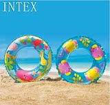 美国INTEX-58245卡通可爱动物儿童游泳圈/救生圈 浮圈腋下圈3-6岁