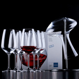 德国进口肖特Schott无铅水晶红酒杯高脚杯 7件套装礼盒酒具醒酒器