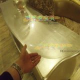 中田软玻璃水晶板家具贴膜圆桌透明桌布防油防水耐高温圆形定制
