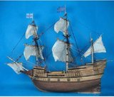 名望模型 古典木质帆船模型拼装套材--英国五月花号远晴)