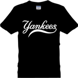 2016纽约扬基队YAN 棒球KEES 短袖纯棉T恤衣服 MLB男女情侣衫NY装