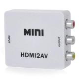 HDMI转AV 转换器 HDMI转RCA 游戏机接电视 迷你外型 视频转换器