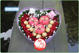圣诞节鲜花蛇苹果礼盒装玫瑰送女友礼物福州厦门花店送花同城速递