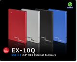 LIAN LI LIANLI 联力 EX-10Q 2.5寸SATA硬盘外置盒 USB3.0 多色