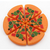 批发过家家仿真模型食物披萨比匹萨 区角食品儿童玩具 幼儿园教具