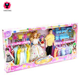 2013新款正品芭比芭芘娃娃公主礼盒套装 多款衣服+配件 女孩玩具