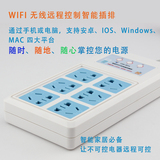智能插座面板手机无线WIFI插座定时遥控插排远程控制插板USR-WP3