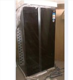 全新魔力黑色玻璃镜面伊莱克斯ESE550GSD对开门冰箱 高端大气现货