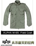 美国正品阿尔法alpha男士M65风衣户外运动休闲外套夹克