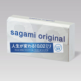 日本正品sagami 相模002 非乳胶 蓝色6只 世界最薄 安全套 避孕套