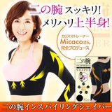 日本代购 日本制塑身上衣 产后塑身内衣 收腹瘦手臂托胸长袖 正品