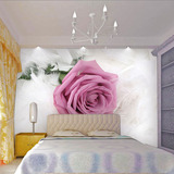 特价大型壁画 浪漫爱情玫瑰羽毛墙纸 沙发卧室背景墙纸壁纸C244