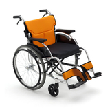 三贵Miki手动轮椅车 MCS-43JL(DX) 轻便折叠钛铝合金PU胎免充气DF