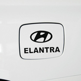 现代伊兰特/悦动 ELANTRA 油箱盖贴 车贴 汽车用品装饰个性 贴纸