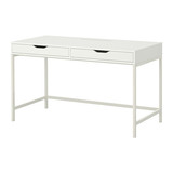 IKEA宜家代购 阿来斯 书桌  简约现代北欧风格电脑桌写字台带抽屉