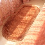 特价加厚长毛客厅地毯现代简约门垫脚垫 卧室床边毯前地垫椭圆形