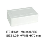 ABS塑料壳体 仪表机箱 工控盒 过线盒接线盒外壳43号 254*158*70
