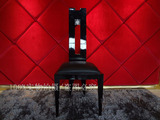 椅子简约时尚 欧式后现代餐椅 休闲椅 特色椅 黑色个性椅子