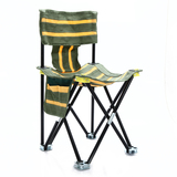 特大号铁脚钓鱼椅 折叠椅子沙滩椅 便携椅子靠背折叠凳户外休闲椅