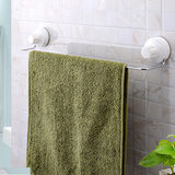 双庆不锈钢浴室卫生间吸壁式挂件置物架毛巾架浴巾架1021