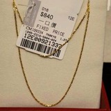 香港代购 周大福18K黄金 一口价 时尚满天星百搭 女款项链