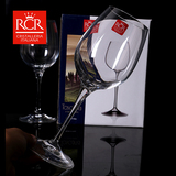2个装特价包邮先进意大利RCR进口水晶波尔多红酒杯葡萄酒高脚杯