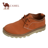 camel骆驼女鞋 头层牛皮户外休闲低帮系带女鞋 春款单鞋A1329037