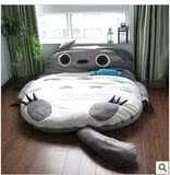 超大小号加厚龙猫懒人床睡垫双人榻榻米个性卡通沙发睡袋龙猫床