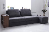 韩式沙发床 布艺双人沙发 多功能可折叠  可收纳沙发床   带边几