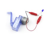小型手摇发电机 DIY玩具减速齿轮箱微型发电机科技小制作物理实验