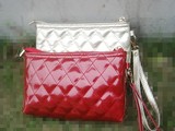 雅诗兰黛品牌专柜赠品 化妆包零钱包 手拿PU长方形小包包 收纳包