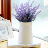 白色陶瓷小花瓶现代简约日式客厅摆件家居装饰品创意花盆花插花器